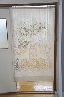 コスモ のれん 防炎 鹿ブドウ 245247 コスモ のれん 防炎 鹿ブドウ 245247